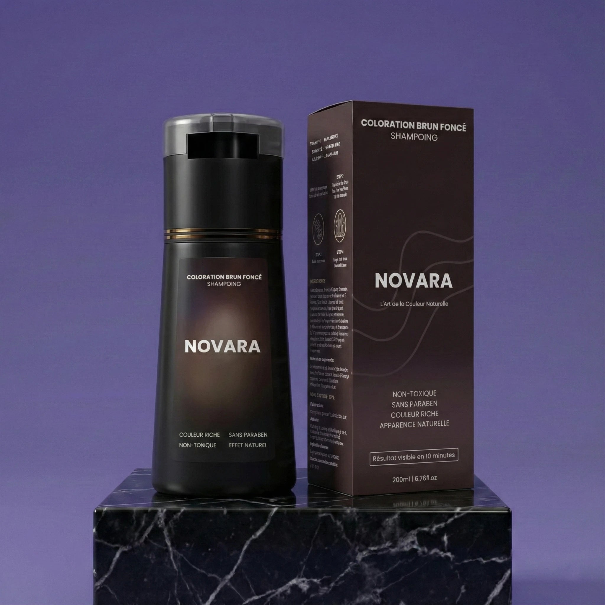 Shampoing colorant instantané homme