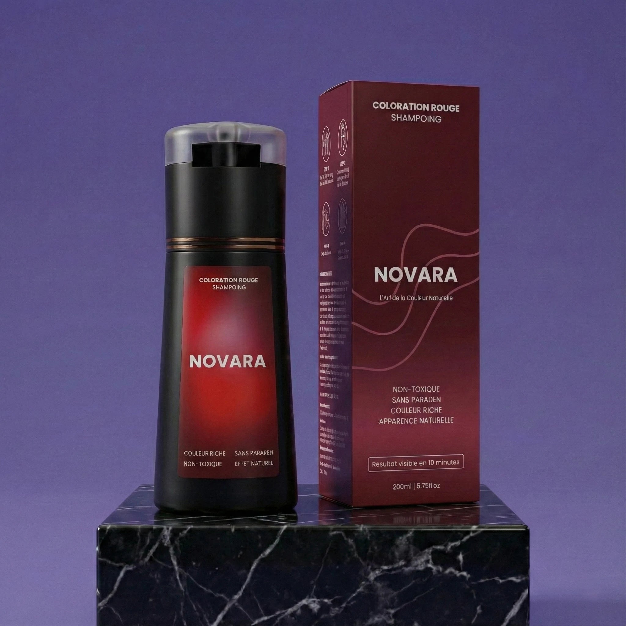 Shampoing colorant instantané homme